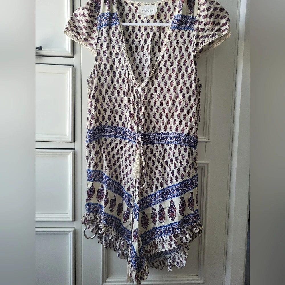 Cotton Candy LA Boho Romper - S